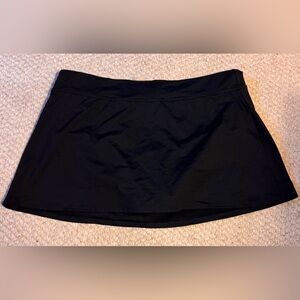 Lands' End Swim Skirt Black Size 14